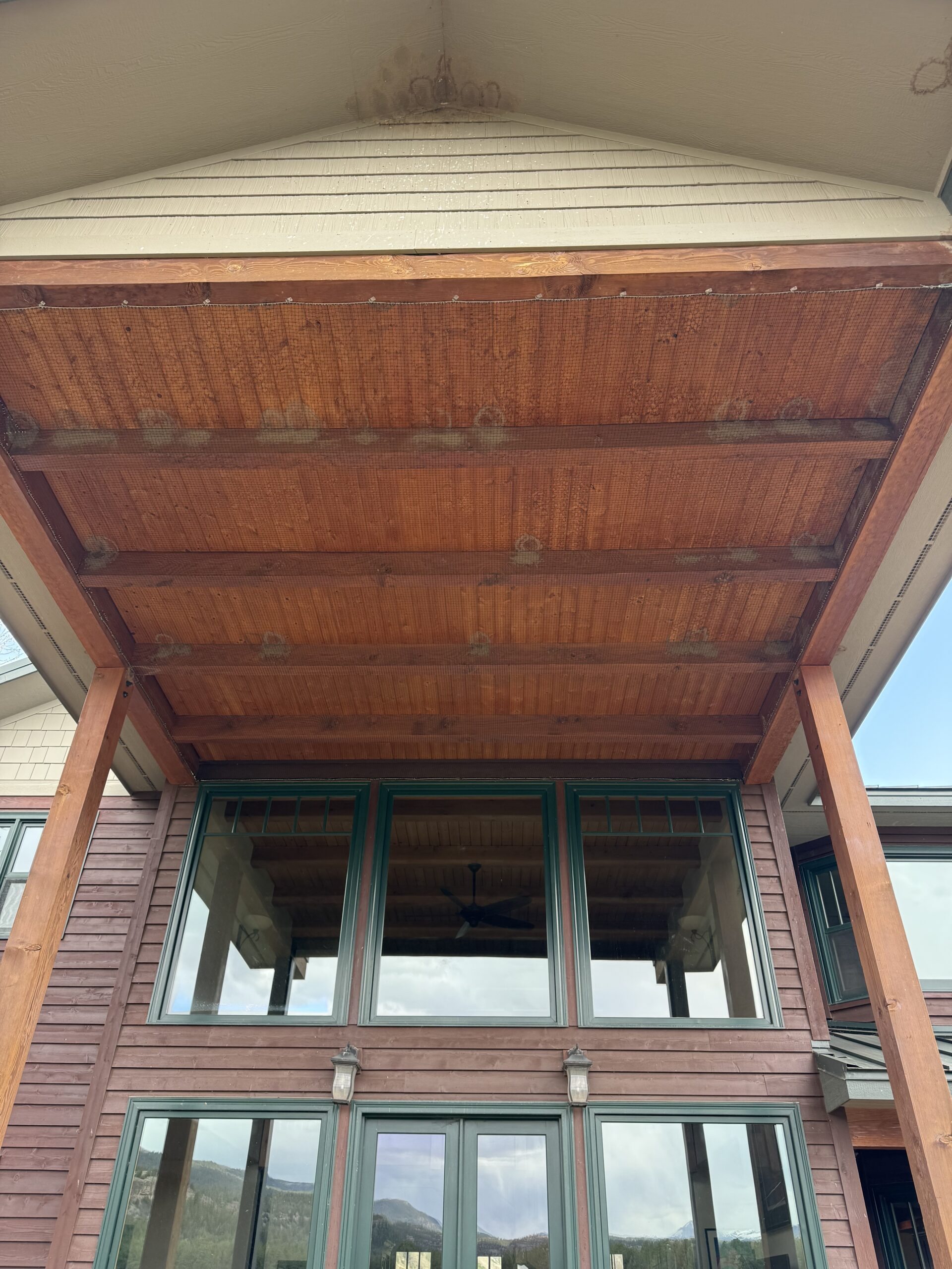 Bird Netting Overhang